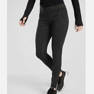 Athleta Peak Hybrid Fleece Leggings in Black - NWT